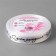 Atlase tape "Happy birthday", 15 mm × 23 ± 1 m, white color No. 001