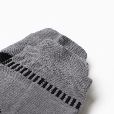 Men's socks minku shortened, size 38-45, gray color-1