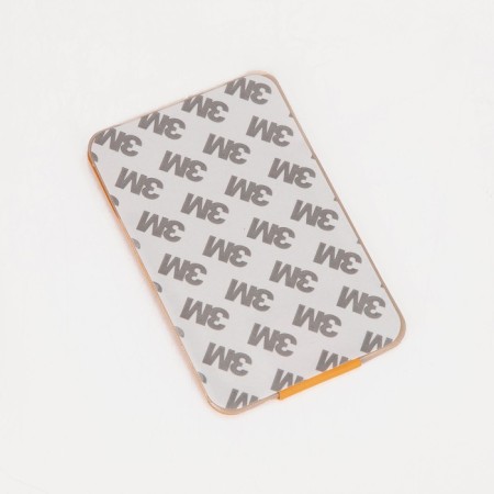 Cartholder on the phone, artificial leather, yellow color-3