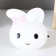 Nightmare "Bunny with a bow" LED white 8x7x8 cm Risalux