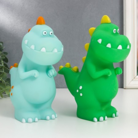 Piggy bank Plastic "Tribal dinosaur" mix 8.5x13x18 cm