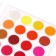 Watercolor paints 36 colors, round, dialing dials 23 mm, with a brush, plastic pencil case, calligrata top