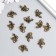 Decor for creativity Metal "Dragon" Bronze set 12 pcs 2.1x1.5 cm