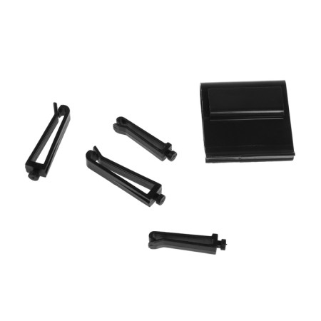 Car cup holder, fastening to the deflector, black-3