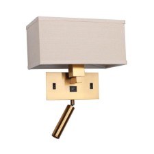 Настенный светильник Lectio 280 мм, 140 мм, LED,E27 2+25Вт