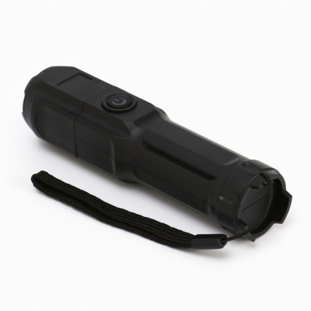 Manual battery flashlight, 3 watts, 1200 mAh, 200 lm, XPE, 3 modes, USB, 12.8 x 3 cm-3