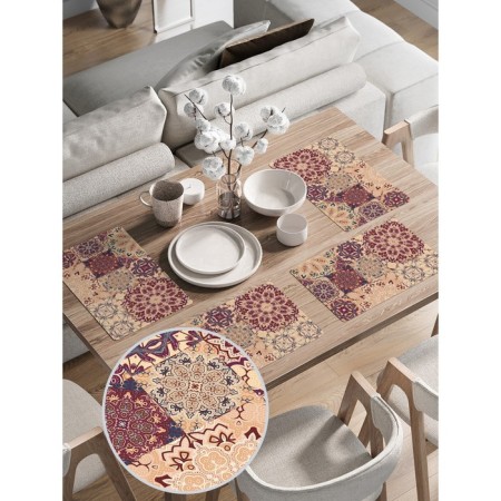 A set of napkins with a photo print, size 30x46 cm, 4 pcs-1