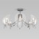 Ceiling chandelier with glass ceiling Rocco, 40W, E14, 83x83x47 cm