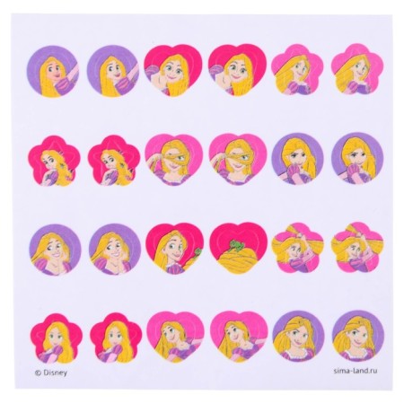 Stickers for creating the image "Rapunzel", princesses-1