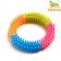 Chewing toy for dogs "piece of happiness", 12 cm, multi -colored