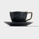 Tea couple ceramic Green, 2 items: a cup 220 ml, a saucer d = 14.5 cm