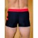 Male bathing panties, size 48, black color, red