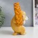 Souvenir Polystone Light "Pyosik caught on the wheel" from the solar battery 19.5x11x13.5 cm