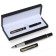 Gift feathers in the leatherette case, the body is black, gold, silver