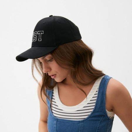 Women's cap with embroidery Mist Lucky, Black, p. 56-58-1