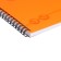 Album for drawing A4, 40 sheets, block 120 g/m², on spirals, Erich krause neon orange, plastic cover, 100% whiteness, solid substrate