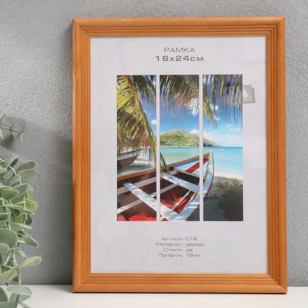 Photo frame tree "Image Art" C18 18x24 cm, (plastic screen), nut