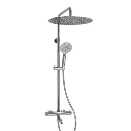The shower system Wasserkraft A188.117.127.087.ch Thermo, tropical shower, thermostat, chrome