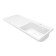 Sink over the washing machine Uperwood Magenta, 110 cm, right, white