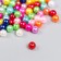 Beads for creativity plastic "rough multi -colored balls" set 20 g d = 0.6 cm