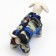 The overalls printed with the lock on the back, size 8 (DS 23 cm, OG 30, Osh 22 cm), blue