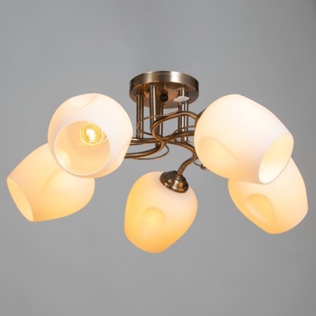 Belinda chandelier 5x40W E27 bronze 49x19x23cm-1