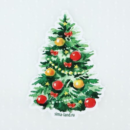 Packet for sweets "Christmas tree", 10 x 10 cm, new year-2