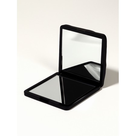 Mirror folding quad (2) s/took 7*7 cm wave matte black bag QF-2