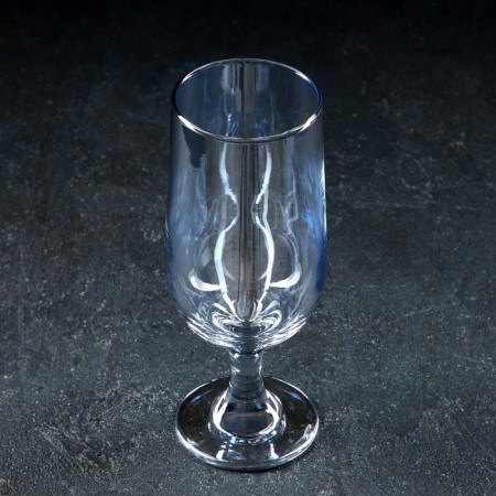 Glass glass "Bonitas", 400 ml, with galvanic coating, blue color-1