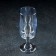 Glass glass "Bonitas", 400 ml, with galvanic coating, blue color
