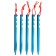 Tent pegs, blue color