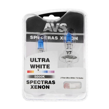 Avs Spectras Xenon 5000K, H1, 12 V, 75 W, + T10, set 2 pcs-2