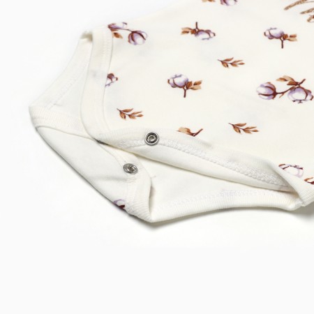 Body baby with long sleeve, white color, height 74-3