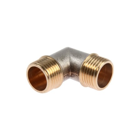 Otmo square, 1/2 ", outer/outer thread, nickel -plated brass