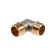 Otmo square, 1/2 ", outer/outer thread, nickel -plated brass