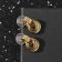 Earrings Metal "Knot" Nadezhda, Color Gold