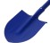 Baying shovel, acute, l = 143 cm, metal stalk with a V-handle