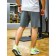 Male sports shorts, size 46, gray color