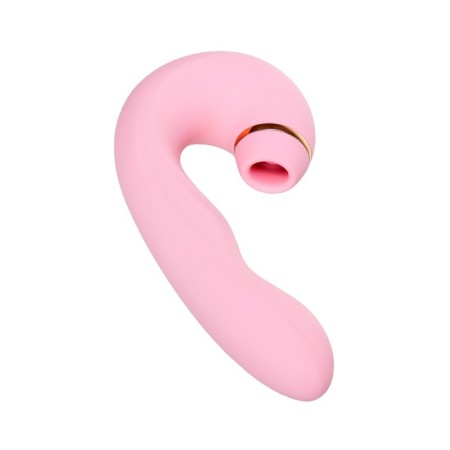 Multifunctional stimulator of the Jos Juna clitoris, pink color, 15 cm-10