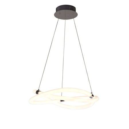 Suspended chandelier Mantra line, Led, 3150lm, 3000k, 500 mm, chromium color