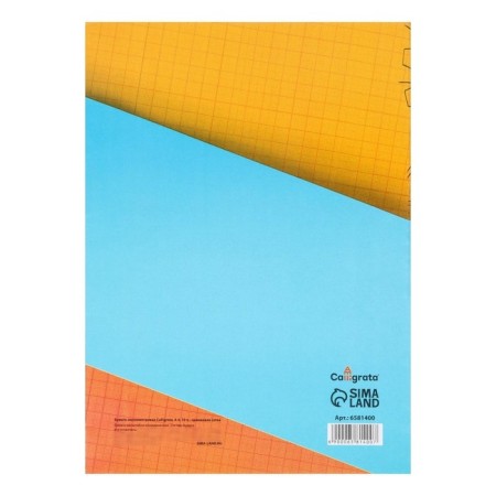 Large-scale-cordial A4 paper 10 sheets of Calligrata, orange mesh-2