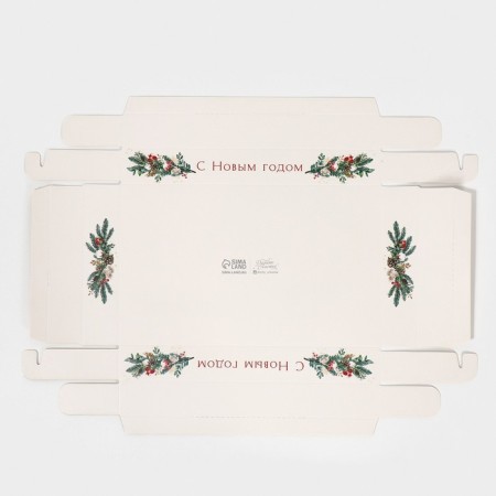 Box for dessert "Frigs", 22 x 8 x 13.5 cm, New Year-5