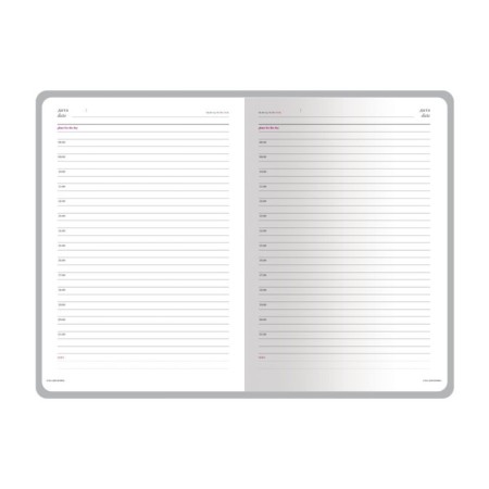 Diary Leduced A5+, 136 sheets of Sidney Nebraska, solid cover, artificial leather, lies, a silver cut, a key 70 g/m2, black-2