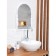 Mirror "Viva Hellas", snow-white color