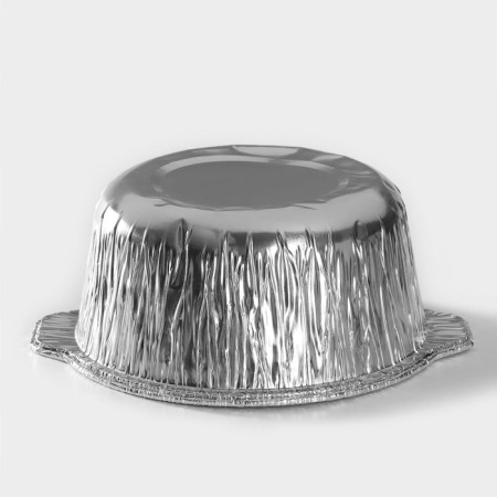 Cauldrons form for baking (pan with a lid) from foil, 2 liters-4