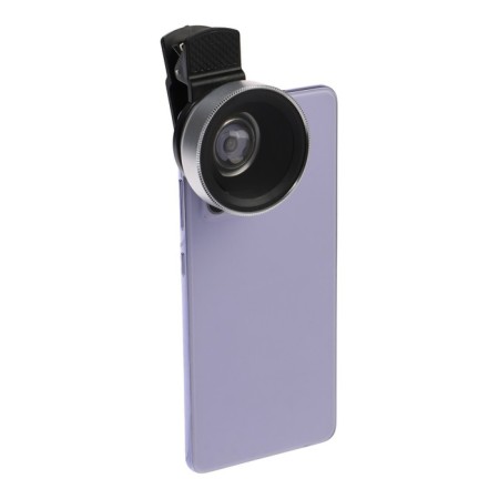 A wide-angle macro lenses for a phone 2 in 1, 0.45x, 37 mm, silver-3