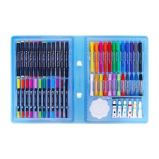Set for drawing animals blue