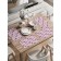 A set of napkins for setting the table “Flower slots”, rectangular, rounded edges, size 30x46 cm, 4 pcs
