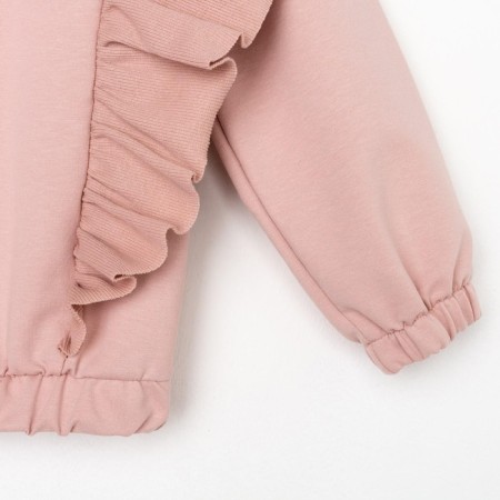 Sweatshirt for girl KAFTAN "Basic Line" size 30 (98-104), pink color-7