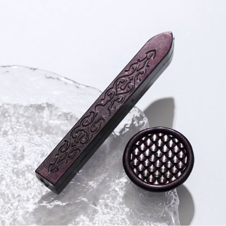 Surgut for printing the rod "Dark Bordeaux" pearl 1.1x1.1x9 cm